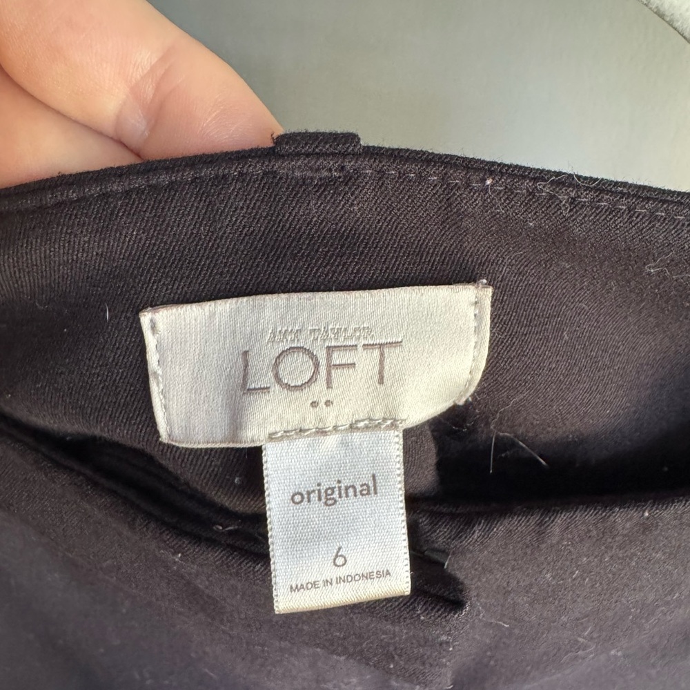LOFT Black Women's Trousers